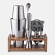 thumbnail image 4 of Martini Shaker Bartender Kit 10Pcs Colador de cóctel de acero inoxidable Ice Muddler Spoon Jigger Pourers Bar Tools Noticed LF0147-00B, 4 of 7