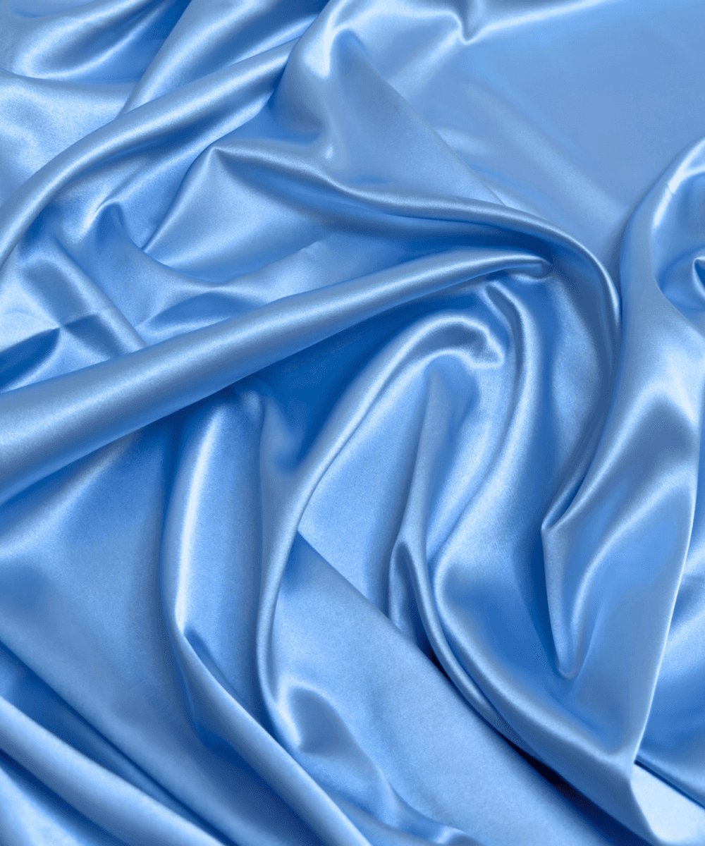 Silky Stretch Satin Fabric by Yard 60" Inch Wide - Charmeuse Satin Fabric for Gowns, Weddings Decor, Table Sheets, DIY Crafts, Sewing (Baby Blue, 1 Yard)