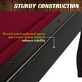 thumbnail image 2 of 5.5 ft Charleston Red Drop Pocket Pool Table, Billiard Ball and Cue Stick Set Included, by Barrington Billiards, 2 of 6