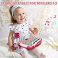 thumbnail image 6 of Baby Tablet Toy, Toddler Toys 1 2 3 for Boys Girls, Educational Toys with Light and Music, Learning Toys for Toddlers 2-5 Year Old, 6 of 7
