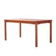 thumbnail image 4 of Malibu Outdoor Patio Wood Rectangular Dining Table, 4 of 4