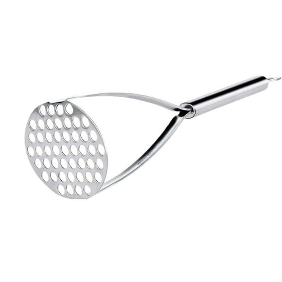 Stainless Steel Potato Masher Kitchen Tool For Creamy Smooth Mashed Potatoes With Ergonomic Soft Grip Handle