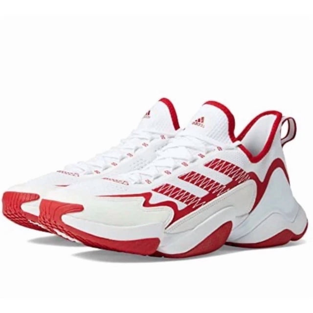 Adi-das Impact FLX White Red Training Sneakers Shoes Mens Sz 10.5 Patrick Mahomes
