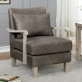 thumbnail image 5 of Furniture of America Khari Lounge Chair, Brown, 5 of 6