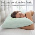 thumbnail image 5 of Green Bow Throw Pillow Covers, Cute Bowknot Minimalist Solid Color Soft Breathable Pillow Cases with Invisible Zipper for Sleeping, Standard Pillowcases for Couch Bed Sofa Chair 20x26 Inches, 5 of 9