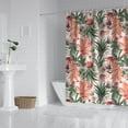 thumbnail image 2 of Waterproof Beautiful Colorful Floral Shower Curtain 72x72 Inch Boho Style Polyester Unique Shower Curtain for Bathroom Hotel Home Decor with 12 Plastic Hooks, 2 of 5