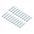 thumbnail image 1 of Tornillo Confirmat Uxcell para muebles 5x40mm tornillos de madera con socket hexagonal galvanizado 20 piezas, 1 of 5