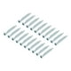 thumbnail image 1 of Tornillo Confirmat Uxcell para muebles 5x40mm tornillos de madera con socket hexagonal galvanizado 20 piezas, 1 of 5