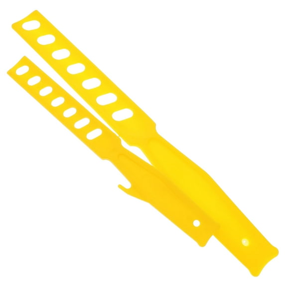 FRCOLOR Reusable Paint Mixing Tool for Home Projects with Even Mixing 2pcs Yellow PP Stirring Sticks 6.3