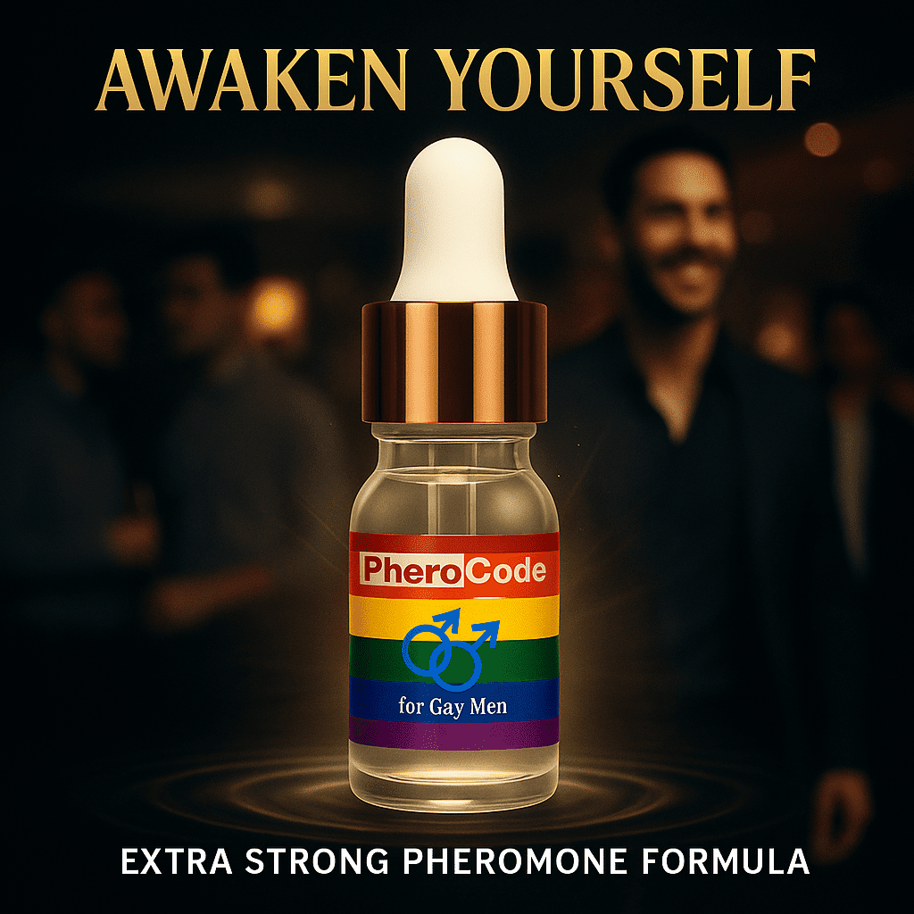 Gay Pheromone Cologne for Men Original CopulinAndrone 0.17 fl oz - 48-Hour Long Lasting Body Oil Crafted for Gay Men - Men's Cologne Perfume Pheromone Oil with Natural Orange Blossom and Sandalwood