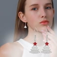 thumbnail image 3 of Fiudx Colgantes Navideños, Joyas de Diseño Festivo para Mujer, Accesorios de Fiesta de Estilo Único, Piezas Elegantes para Banquetes, Regalos Navideños con Formas Lindas, para Ocasiones Especiales, p, 3 of 4