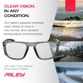 thumbnail image 3 of Lentes de seguridad Riley Navigator X con antiempañante y bloqueo UV, 3 of 8