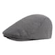 thumbnail image 1 of Sombreros para hombre, gorra ligera, de punto liso, con parte delantera plana y estilo británico antiguo, boina de algodón para hombre., 1 of 2