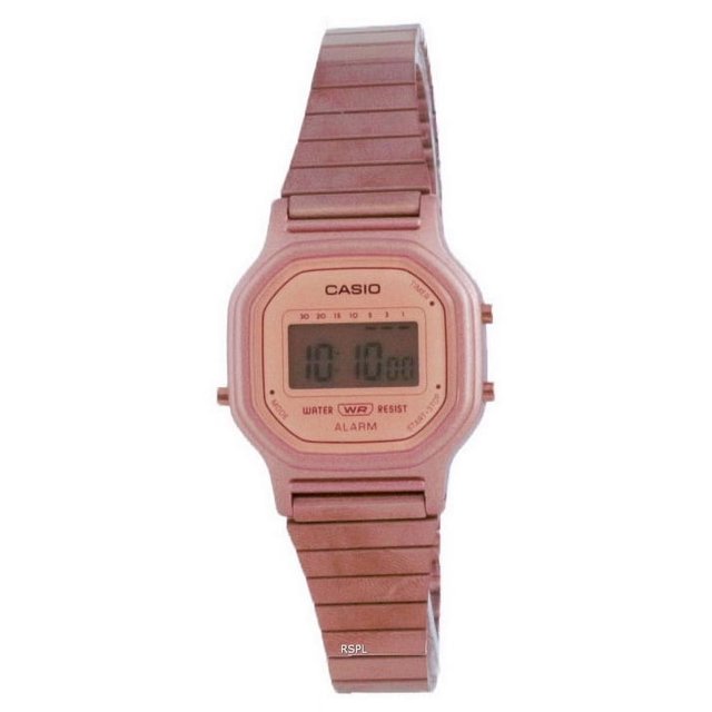 Casio Reloj Vintage para Jóvenes, Digital, Modelo LA-11WR-5A, para Mujer.