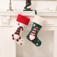 thumbnail image 6 of Christmas Stocking Gnomes Santa Christmas Stockings Fireplace Hanging Stockings For Family Christmas Decoration, 6 of 8