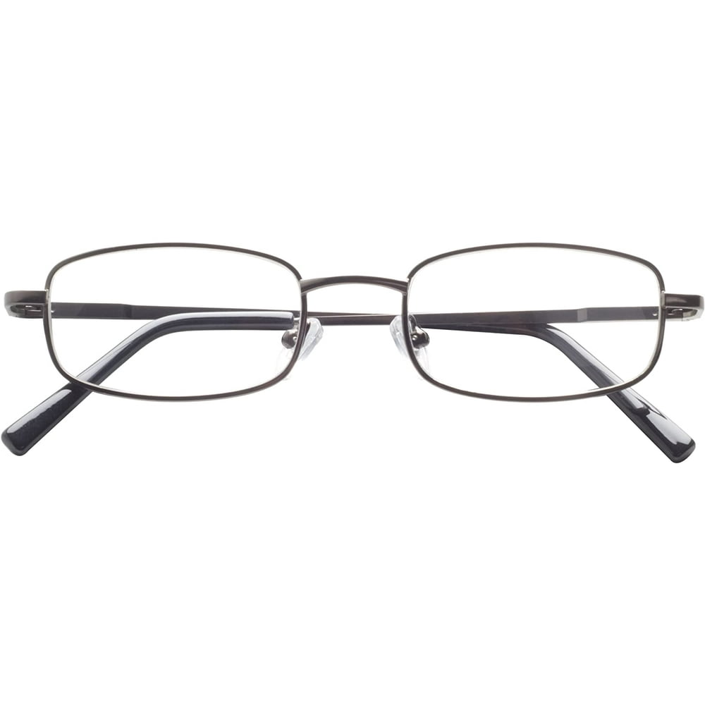 Dr.Dean by icueyewear Titanium Metal Rectangle Reading Glasses +125