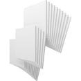 thumbnail image 2 of Ekena Millwork 23 3/4"W x 23 3/4"H x 3/4"T PVC Hobby Boards, Unfinished (25-Pack), 2 of 6