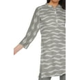 thumbnail image 4 of Moomaya Printed Indian Short Kurti Dress Poly Crepe Tunic Close Collar Mini Dress, 4 of 5