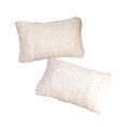 thumbnail image 1 of Cateissary Funda de cojín de fácil cuidado, 2 piezas, para decoración cómoda del hogar, fundas para cojines, funda de almohada Juegos de cama blanco, 1 of 6