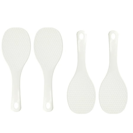 

Plastic Non Stick Rice Paddle White 4 Pack 7.8 Inch Length