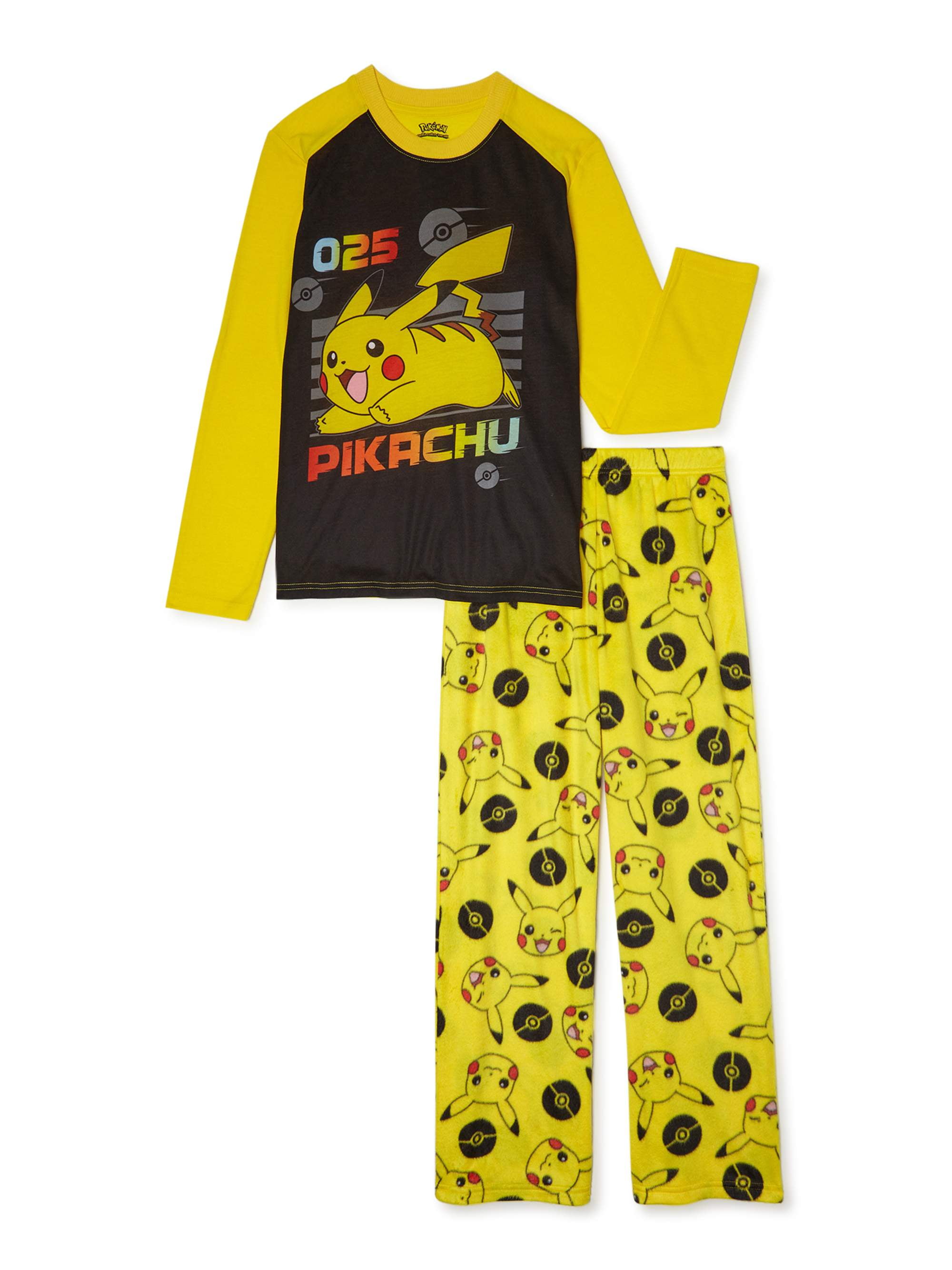 Misschien Guggenheim Museum Aankondiging Pokemon Boys Exclusive Long Sleeve 2-Piece Pajama Set Sizes 4-16 -  Walmart.com