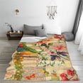thumbnail image 5 of Vsdgher Vintage Bird Ultra-Soft Micro flannel Blanket Throw Blankets for Couch Sofa, Bed (4 sizes)-50"x40", 5 of 7