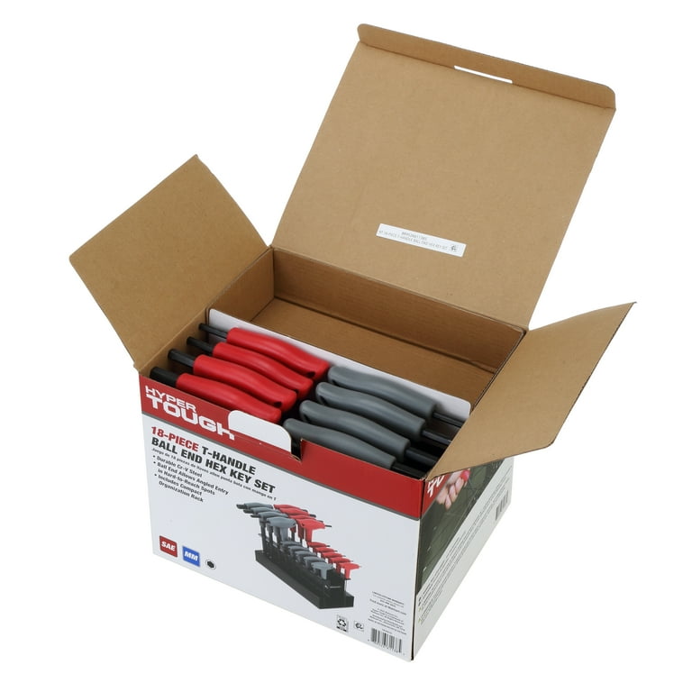 L-Style Ball-End Hex Key Wrench Set, SAE, 12-Piece - BLS12 | Klein Tools