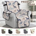 thumbnail image 5 of TSOVTHRID Horse Print Recliner Slipcovers Non Slip Lazyboy Recliner Chair Cover Soft Reclining Sofa Slipcovers with Storage Pocket Furniture Protector Cover for Living Room, 5 of 7