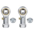 thumbnail image 1 of Uxcell 2-Pack PHSB4 Rod End Bearing, 1/4 Inch Bore 1/4-28 Right Thread Female Thread Steel Joint Rod Ends W Jam Nuts, 1 of 7