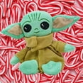 thumbnail image 2 of Galerie Baby Yoda Plush Stuffed Animal and Candy Canes,The Child Gift Set from Star Wars Mandalorian, Valentines Day Class Treats 2023, 8 Inch, 2 of 7