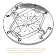 thumbnail image 2 of Langgg Réchaud de Camping Pliant Support en Acier Inoxydable pour 4 Tranches, 2 of 6
