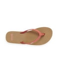 thumbnail image 6 of Sanuk Yoga Joy Burnt Coral Slip On Rounded Open Toe Casual Summer Sandal (Burnt Coral, 11), 6 of 6