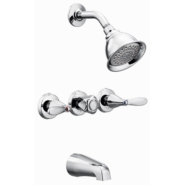 Moen 82663 Chrome Adler™ Standard Tub & Shower Faucet Set