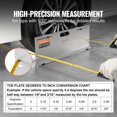 thumbnail image 3 of VEVOR Wheel Alignment Tool 2-Pack Alignment Tool Toe Plates Stainless Steel Toe Angle Measurement Tool Plate 4 Alignment Rods and Magnetic Slots Includes Measuring Tapes & Conversion Chart, 3 of 5