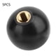thumbnail image 4 of Pomo de bola con mango, BM10 * 32 Tuerca de tornillo de cobre incorporada Mango de botón de bola de baquelita redondo 5 piezas, 4 of 8