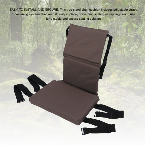 Adjustable Tree Stand Cushion For Comfortable Outdoor Climbing, Portable Pad