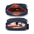 thumbnail image 4 of PULLIMORE Waterproof Nylon Crossboby Bags for Women Casual Zipper Shoulder Purse Messenger Bag Handbag (Navy Blue), 4 of 9