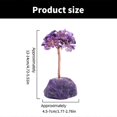 thumbnail image 3 of Life Trees Crystal Trees for Positive Energy FengShui Decoration Money Trees Crystals and Healings Stone Meditations Home Decoration, 3 of 5
