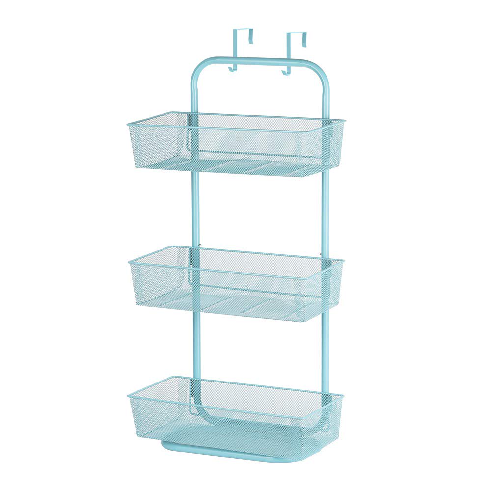 MOOACE Over the Door Basket Organizer, 3Tier Mesh Basket Hanging