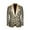 #081-Multicolor, variant on Donemore Men's Casual Blazer with 3D Square Sequins Button Front Dance Fashion Lightweight Polyester Jacket