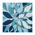 thumbnail image 4 of WYYP Flowers Geometric Abstract Art Square Fitted Tablecloth 100% Polyester Fiber 46*46, 4 of 8