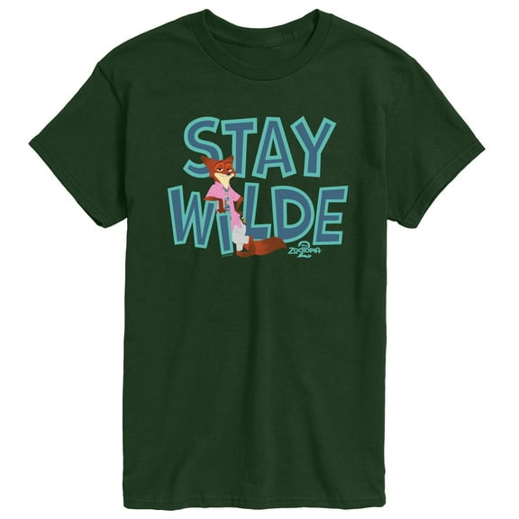 Zootopia 2 - Nick The Fox Stay Wilde - Men's Short Sleeve Graphic T-Shirt