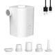 thumbnail image 4 of Bomba de aire eléctrica, minibomba universal para colchones inflables Blanco, 4 of 9