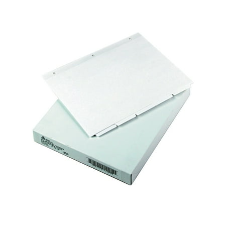 write on tab reference dividers 5 tab 11 x 8 1 2 white 36 sets