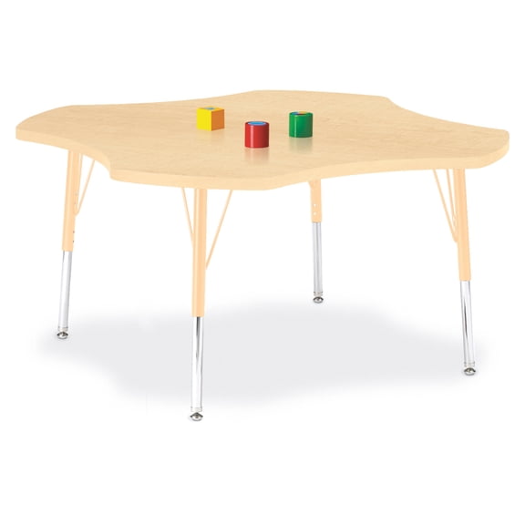 Four Leaf Activity Table, E-height - Maple/Maple/Camel