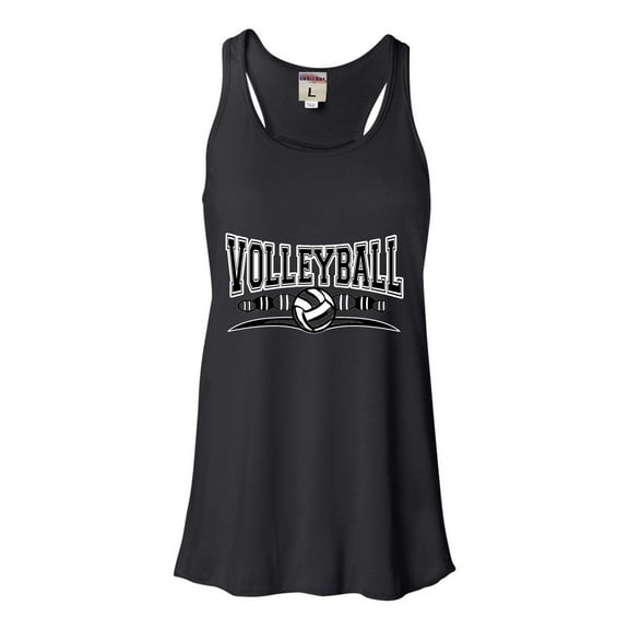 Womens Volleyball Cool Design Flowy Racerback Tank Top T-Shirt