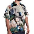 thumbnail image 2 of Koala Men's Short Sleeve Beach Button Down Casual Printed Summer Shirts - Unisex, 2 of 6