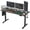 Walnut, variant on Electric Standing Desk, 40" x 24" Height Adjustable Sit Stand Desk with Splice Board, Carbon Steel Frame, 4 Memory Presets for Home Office, Natural