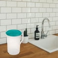 thumbnail image 4 of Stérilite 1-Gallon Rond Pichet en Plastique et Bec Verseur, Transparent W / Couvercle de Couleur (18 Pack), 4 of 5