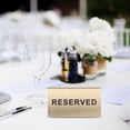 thumbnail image 3 of Shisuyan Table Top Reserved Sign Metal Reserved Sign for Restaurants Wedding Ceremony, 3 of 9